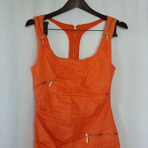 NICOLE Miller Bodycon Tangerine Dress Size 8